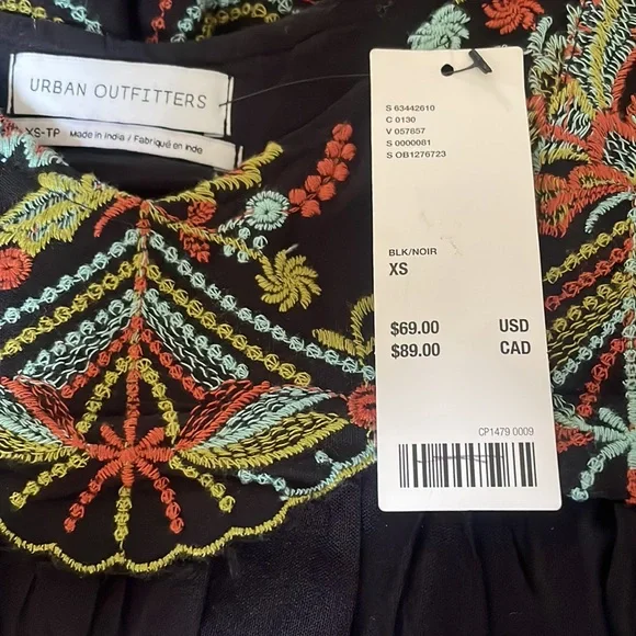 Urban Outfitters Jamie Embroidered Babydoll Dress - Picture 14 of 14